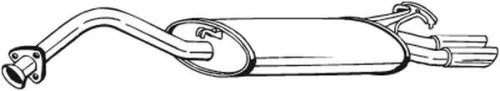 Achterdemper BOSAL 278-147)