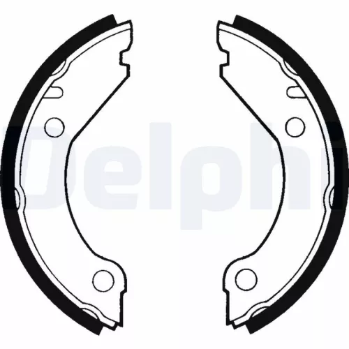 Brake Shoe Set, parking brake DELPHI LS1375)