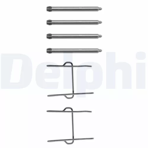 Accessoirekit, schijfremblokken DELPHI LX0081)