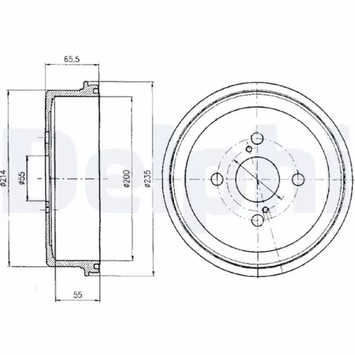 Remtrommel DELPHI BF278)