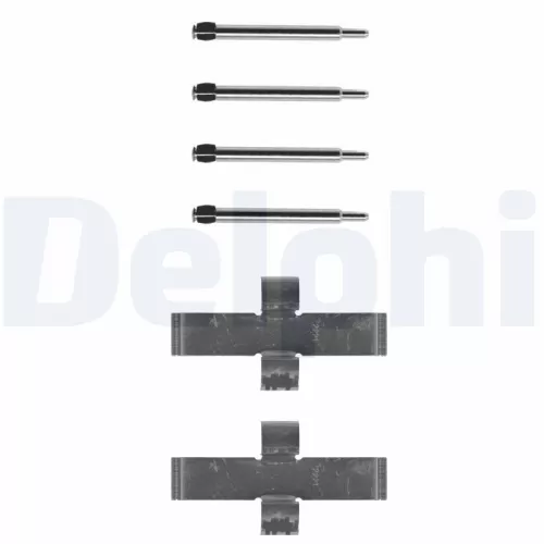 Accessoirekit, schijfremblokken DELPHI LX0013)
