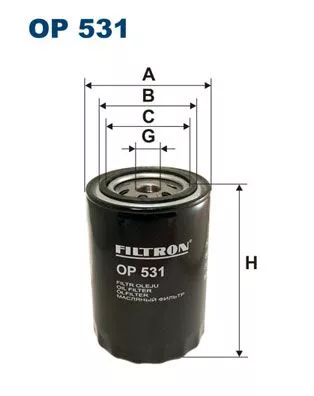 Oil Filter FILTRON OP 531)