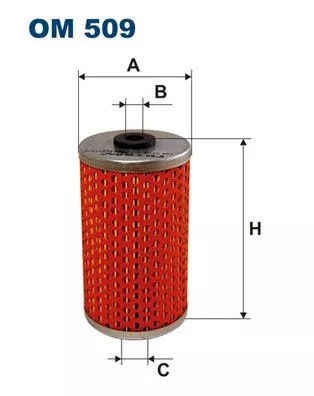 Oil Filter FILTRON OM 509)