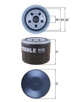 Oil Filter KNECHT OC 230)