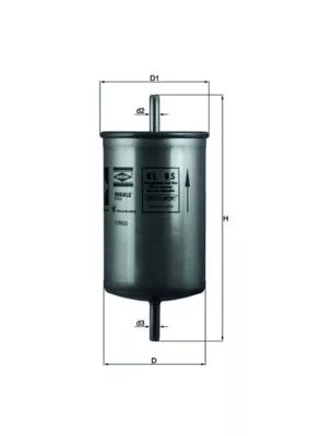 Brandstoffilter KNECHT KL 85)