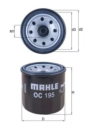 Oil Filter KNECHT OC 195)