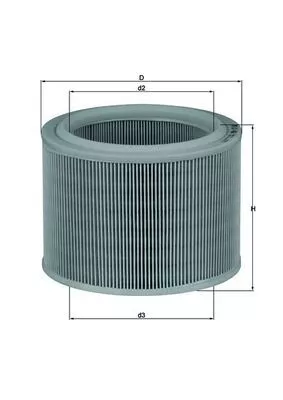 Luchtfilter KNECHT LX 486)