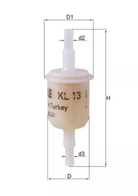 Fuel Filter KNECHT KL 13 OF)