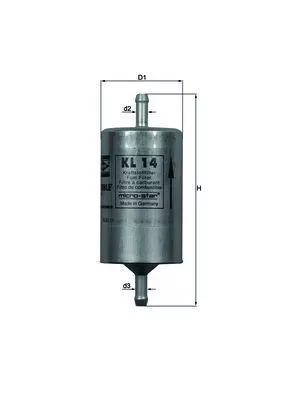 Fuel Filter KNECHT KL 14)