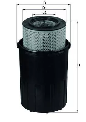 Luchtfilter KNECHT LX 388)