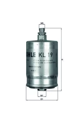 Fuel Filter KNECHT KL 19)