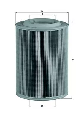 Luchtfilter KNECHT LX 314)