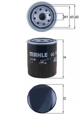 Oil Filter KNECHT OC 105)
