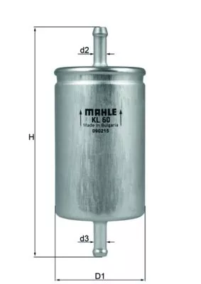 Fuel Filter KNECHT KL 60)