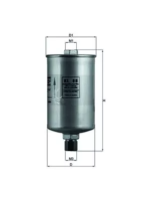 Fuel Filter KNECHT KL 88)