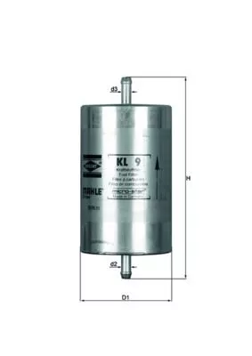Fuel Filter KNECHT KL 9)