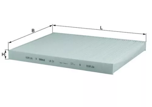 Filter, cabin air KNECHT LA 31)