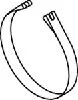 Clamping Piece, exhaust system DINEX 80927)