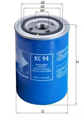 Fuel Filter KNECHT KC 94)
