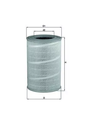 Luchtfilter KNECHT LX 713)