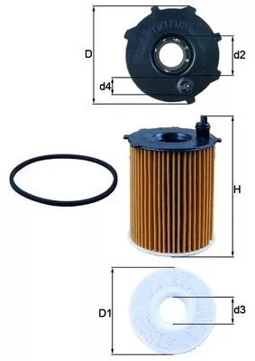 Oil Filter KNECHT OX 171/2D)