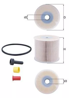 Fuel Filter KNECHT KX 85D)
