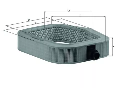 Luchtfilter KNECHT LX 990)