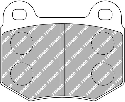 Remblokkenset, schijfrem FERODO RACING FCP448H)