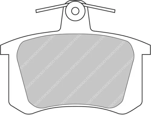 Remblokkenset, schijfrem FERODO RACING FCP596H)