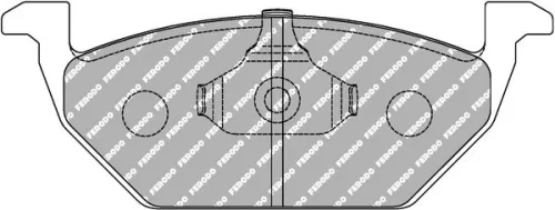 Remblokkenset, schijfrem FERODO RACING FCP1094H)