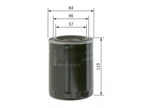 Oil Filter BOSCH 0 986 452 000)