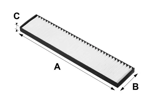Filter, cabinelucht VALEO 698247)