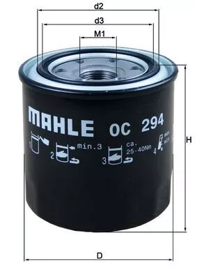 Oliefilter KNECHT OC 294)