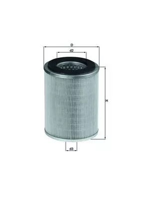 Luchtfilter KNECHT LX 830)