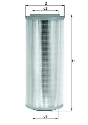 Luchtfilter KNECHT LX 855)