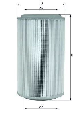 Luchtfilter KNECHT LX 913)