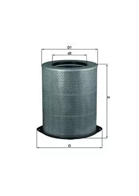 Luchtfilter KNECHT LX 832)
