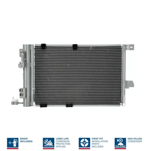 Condenser, air conditioning NISSENS 94384)