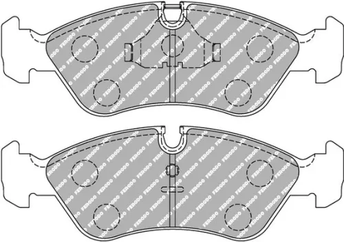 Remblokkenset, schijfrem FERODO RACING FCP584R)