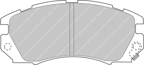 Remblokkenset, schijfrem FERODO RACING FCP948R)