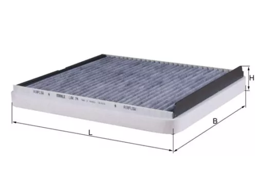 Filter, cabinelucht KNECHT LAK 74)