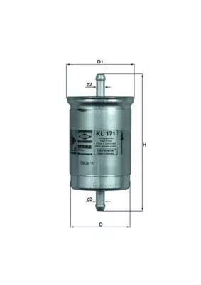 Fuel Filter KNECHT KL 171)