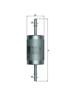 Fuel Filter KNECHT KL 181)