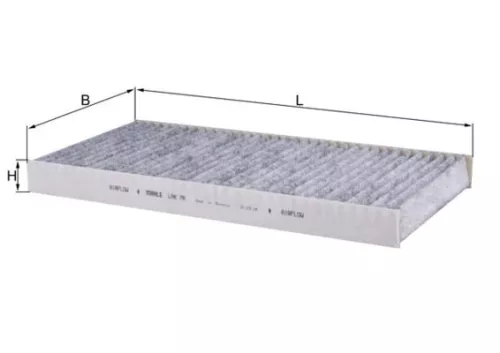 Filter, cabinelucht KNECHT LAK 78)