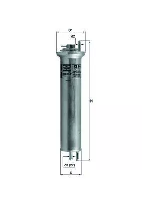 Brandstoffilter KNECHT KL 96)