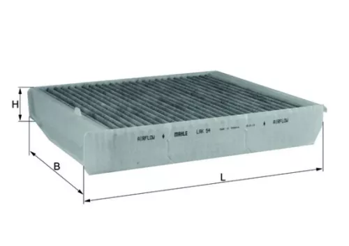Filter, cabinelucht KNECHT LAK 54)