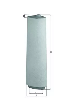 Luchtfilter KNECHT LX 818)