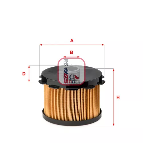 Brandstoffilter SOFIMA S 6688 N)