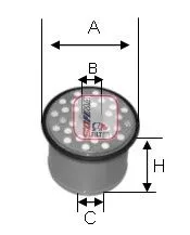 Fuel Filter SOFIMA S 0910 NC)