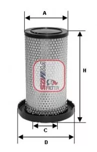 Luchtfilter SOFIMA S 3540 A)